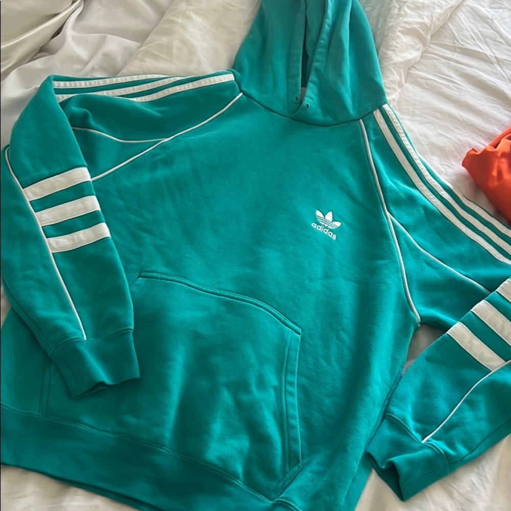 Adidas Turquoise Hoodie